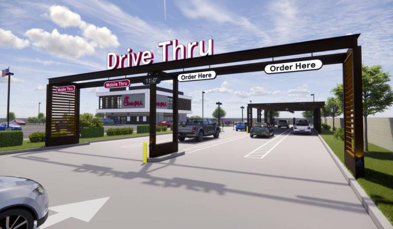 McDonald's delivers digital signage at the drive thru